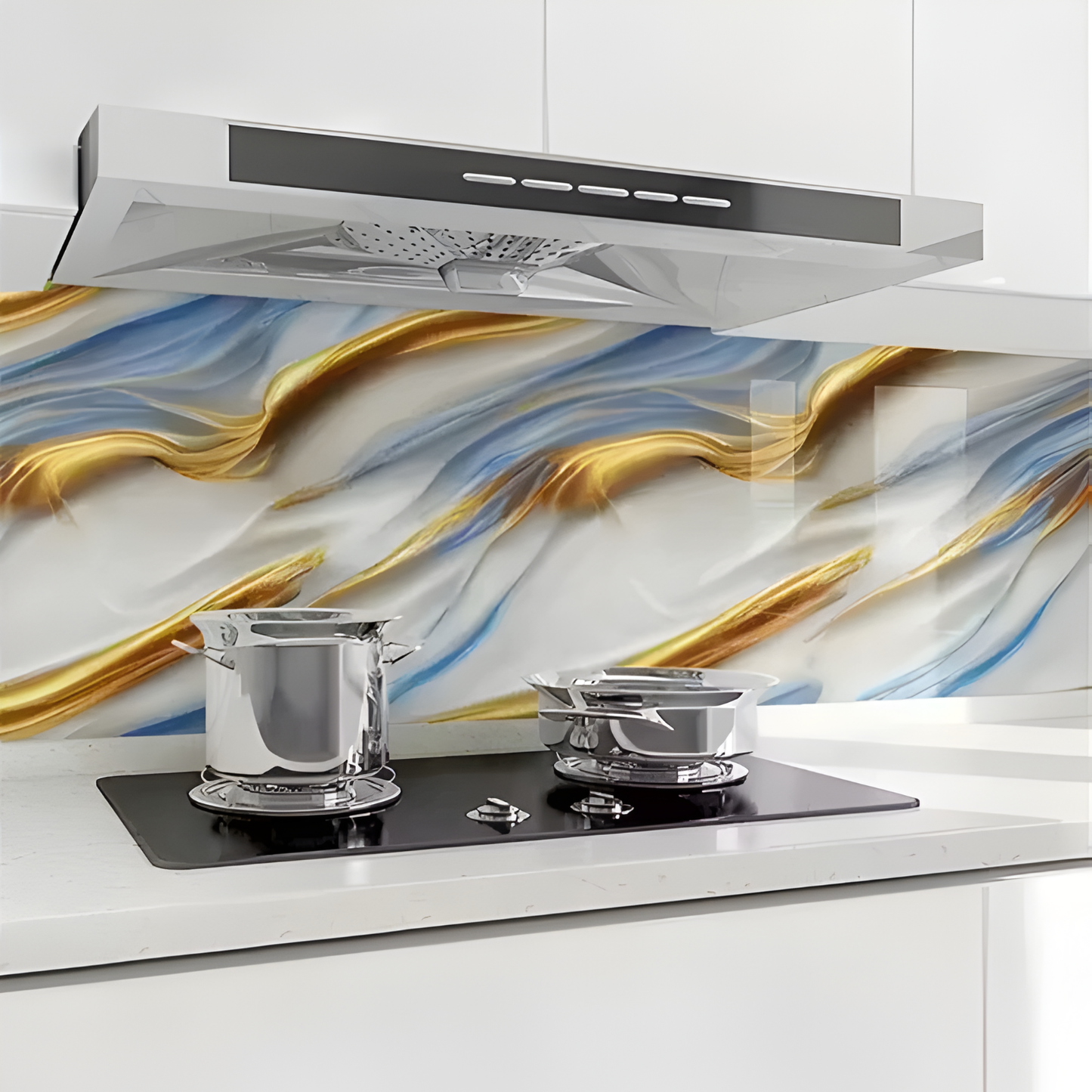 Marble Design Waterproof Kitchen Wallpaper | Oil-Proof Peel & Stick Self-Adhesive Contact Paper (60×200 cm)